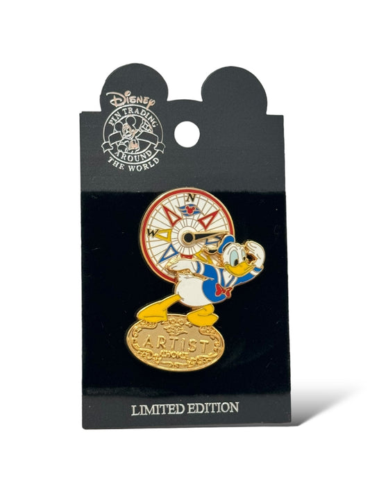 DCL Artist Choice Donald and Compass Pin