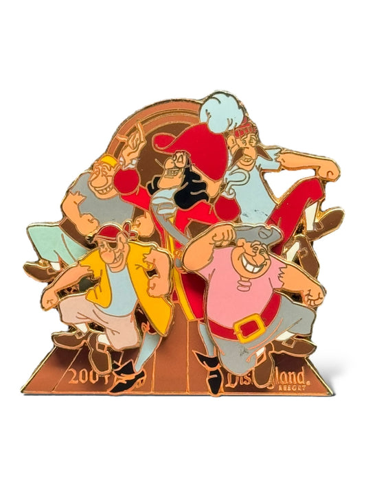 DLR Peter Pan Captain Hook with Pirates Pin