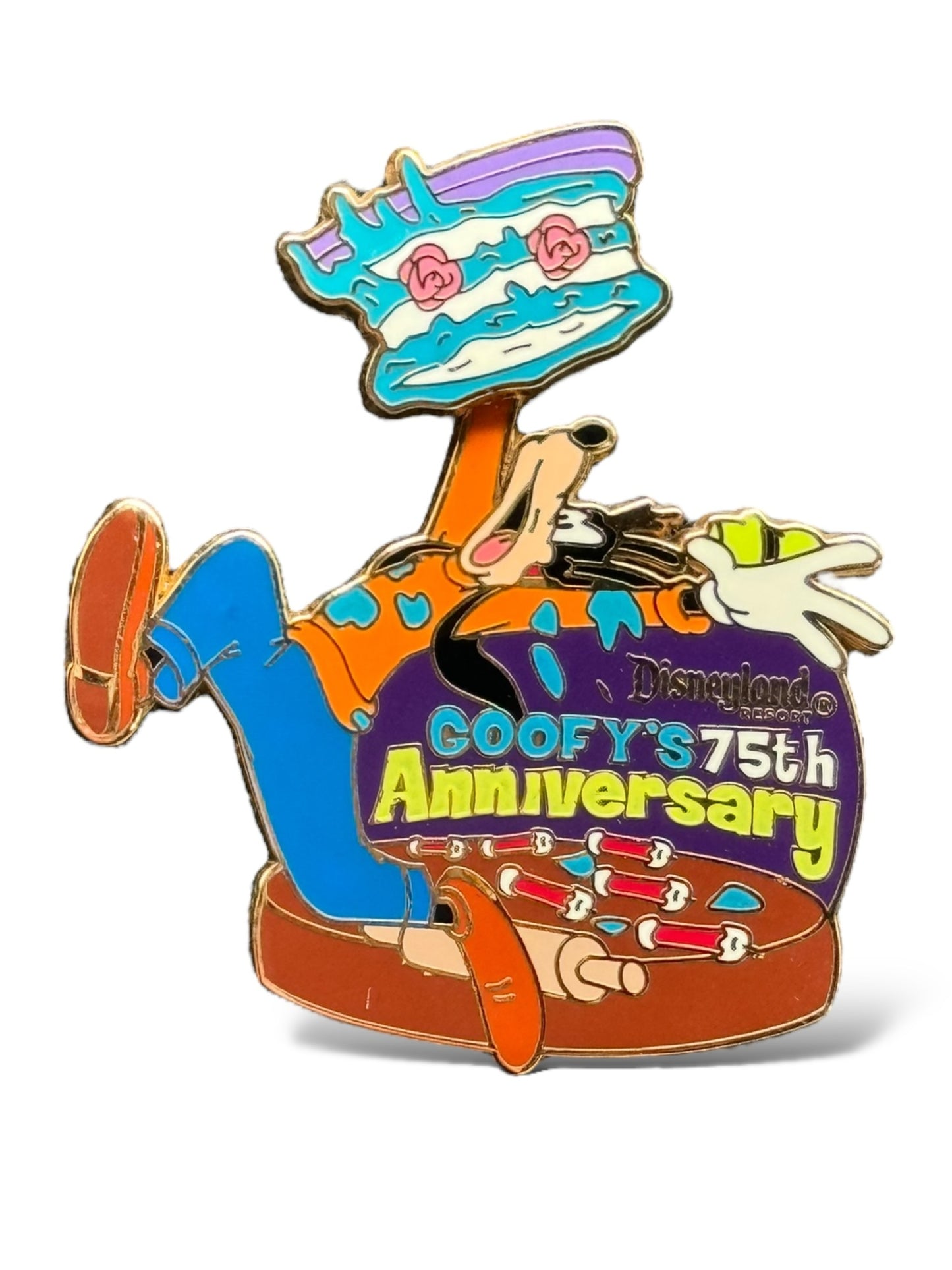 DLR Goofy's 75th Anniversary Pin