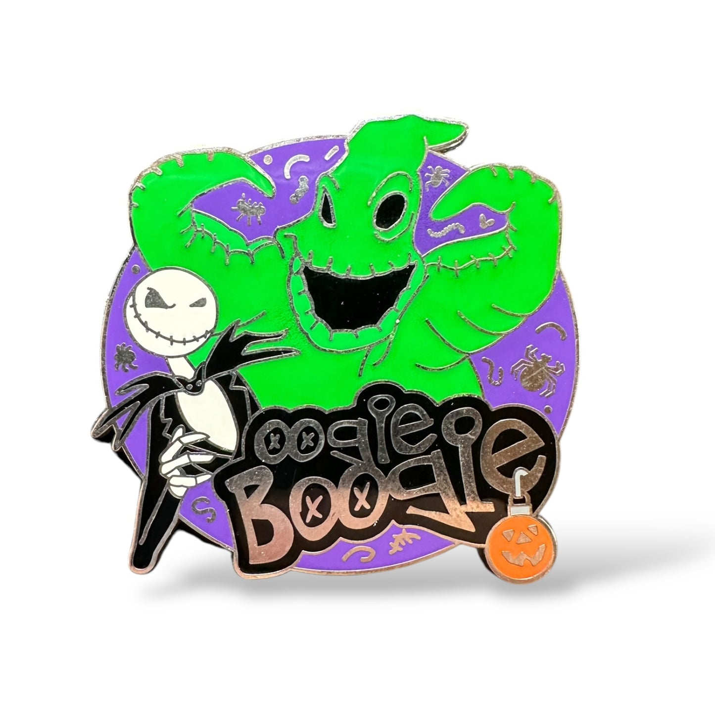 Disney Parks Nightmare Before Christmas Deluxe Starter Jack Skellington & Oogie Boogie Pin