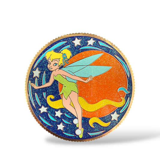 Disney Shopping Character Jumbo Coin Tinker Bell Pin