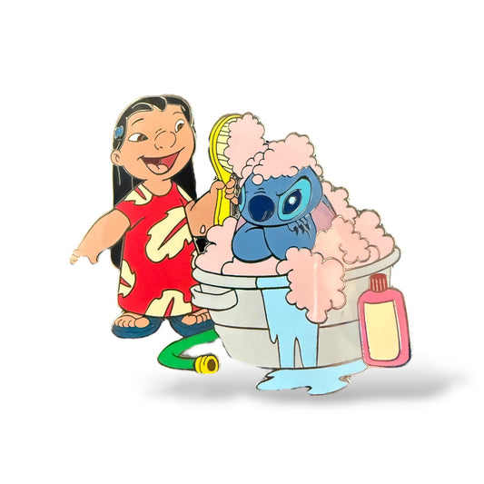 Disney Auctions Lilo & Stitch Bath Story Soap Bubbles Pin