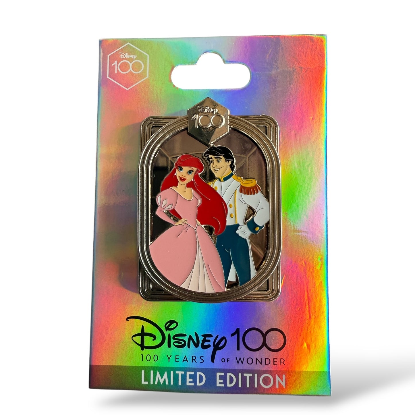 DEC Disney 100 Ariel and Prince Eric Pin