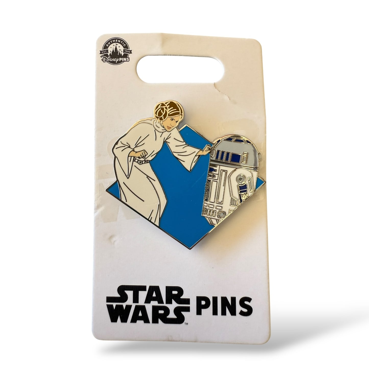 Disney Parks Star Wars Princess Leia and R2-D2 Droid Pin