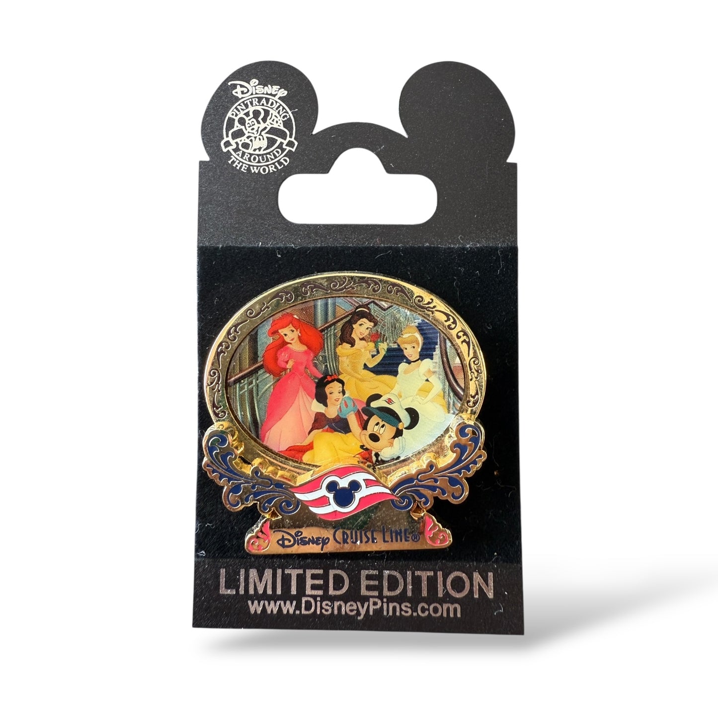 DCL Aboard the Wonder Captain Mickey and Princesses Pin