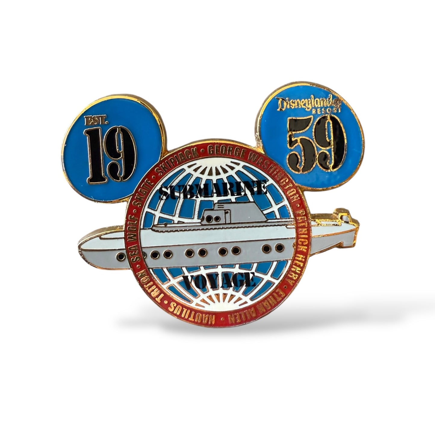 DLR Submarine Voyage Ears Pin