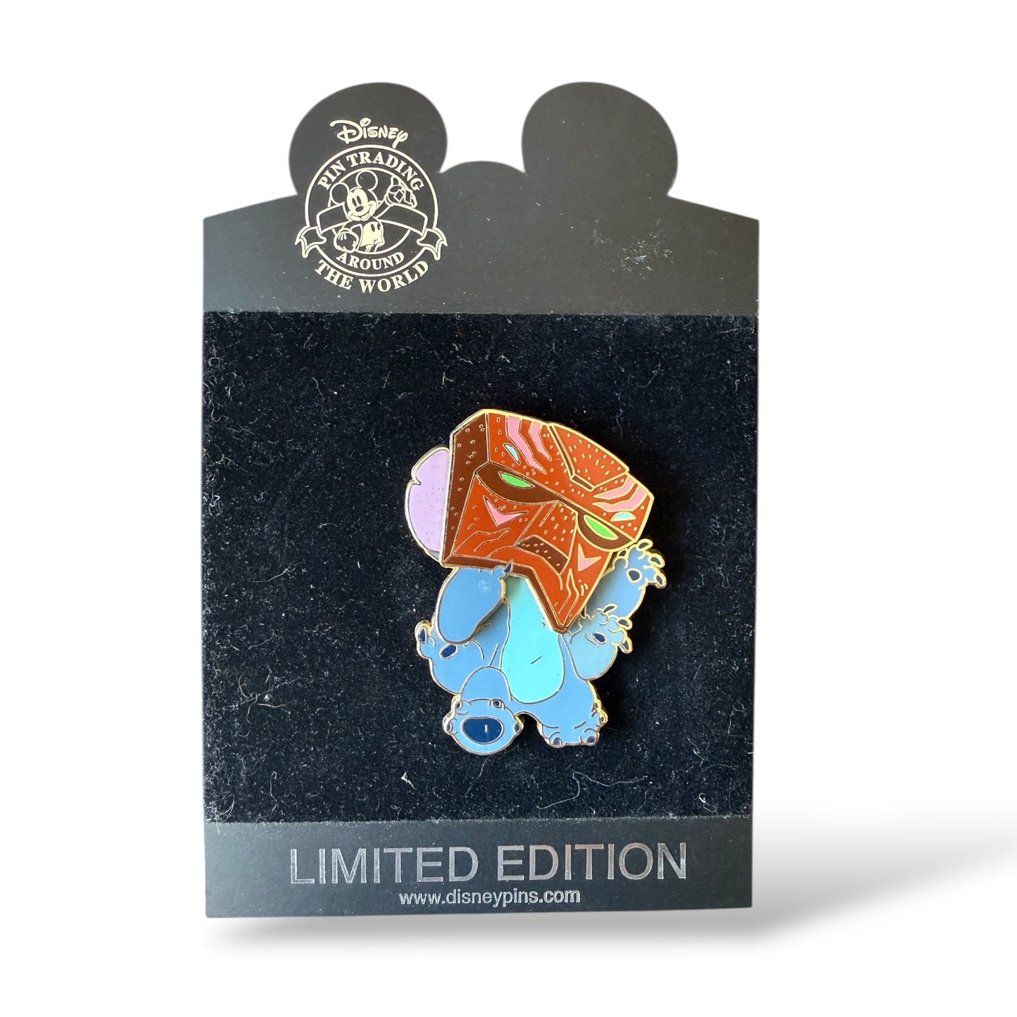 Disney Shopping Stitch Aloha Tiki Mask Slider Pin