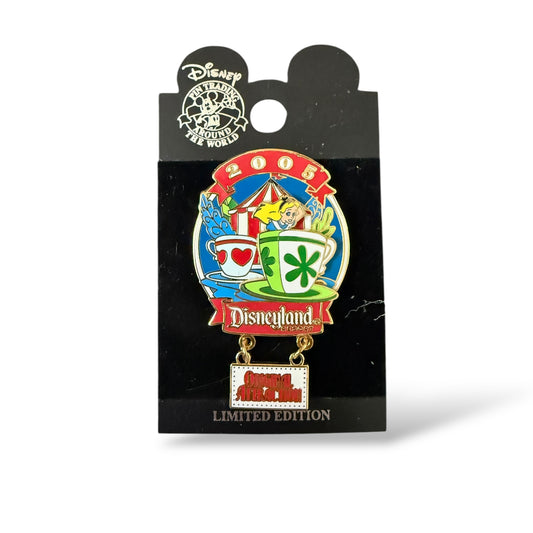 DLR Original Attraction Alice Mad Tea Cups Pin