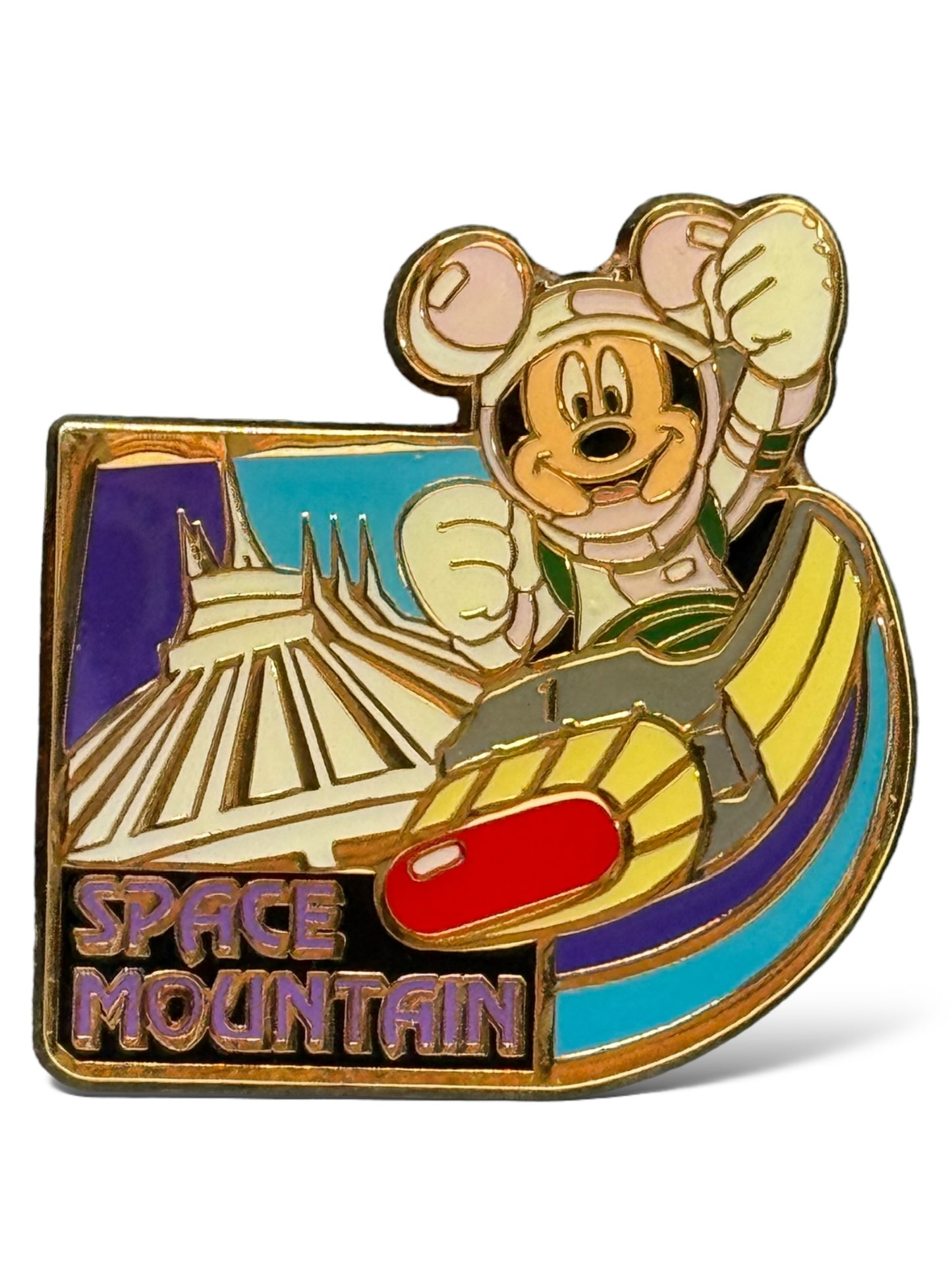 TDR Attraction Mickey Space Mountain Pin