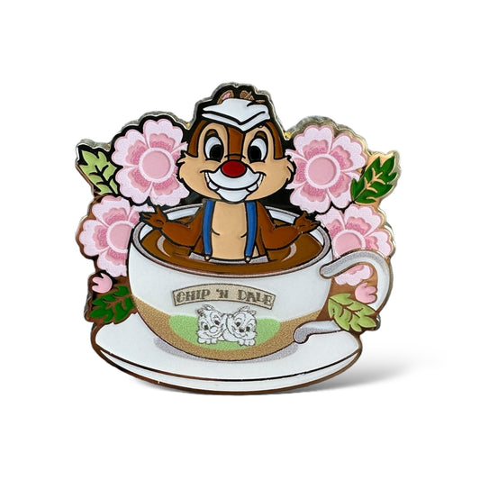 HKDL Pin Trading Carnival 2024 Chip n' Dale and Clarice Dale Teacup Pin