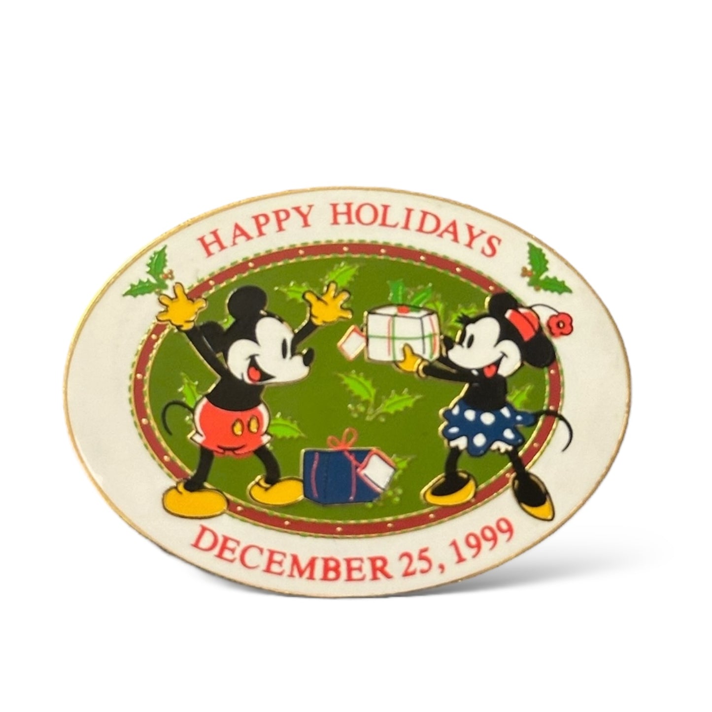 WDW Happy Holidays 1999 Mickey & Minnie Pin