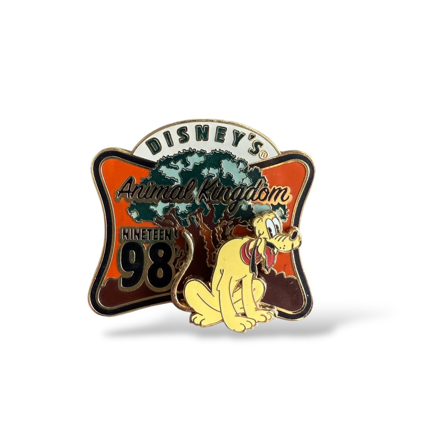 WDW Retro Opening Disney's Animal Kingdom Park Pluto 1998 Pin