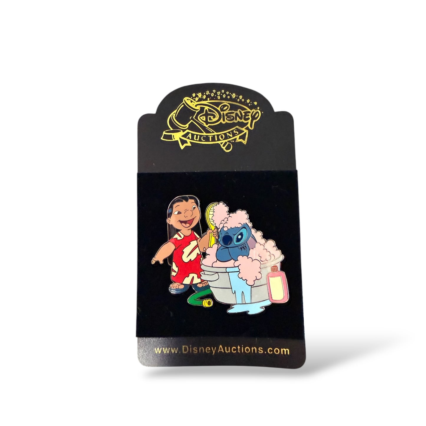 Disney Auctions Lilo & Stitch Bath Story Soap Bubbles Pin