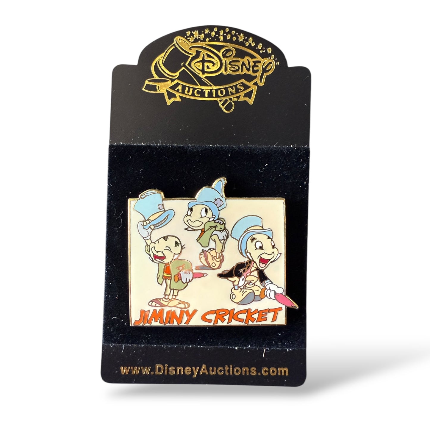 Disney Auctions Jiminy Cricket Model Sheet Pin