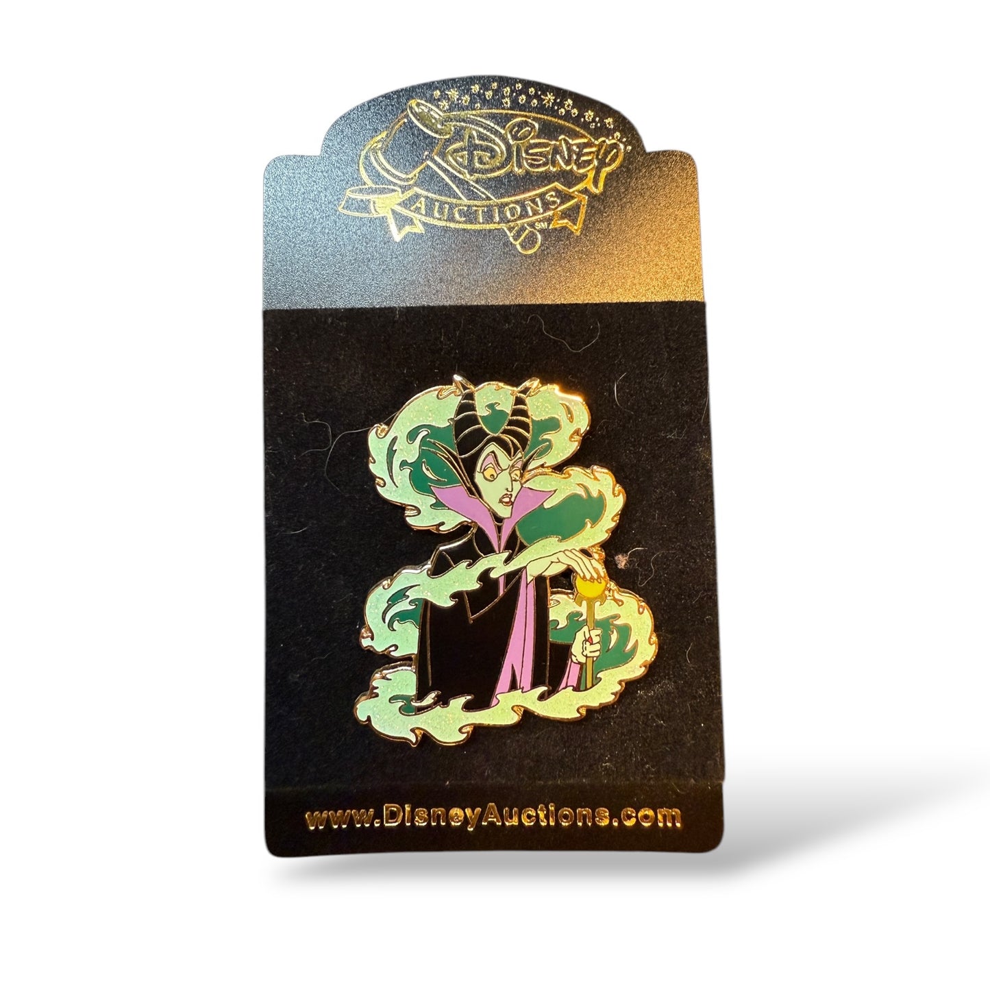 Disney Auctions Maleficent in Ring of Flames Pin