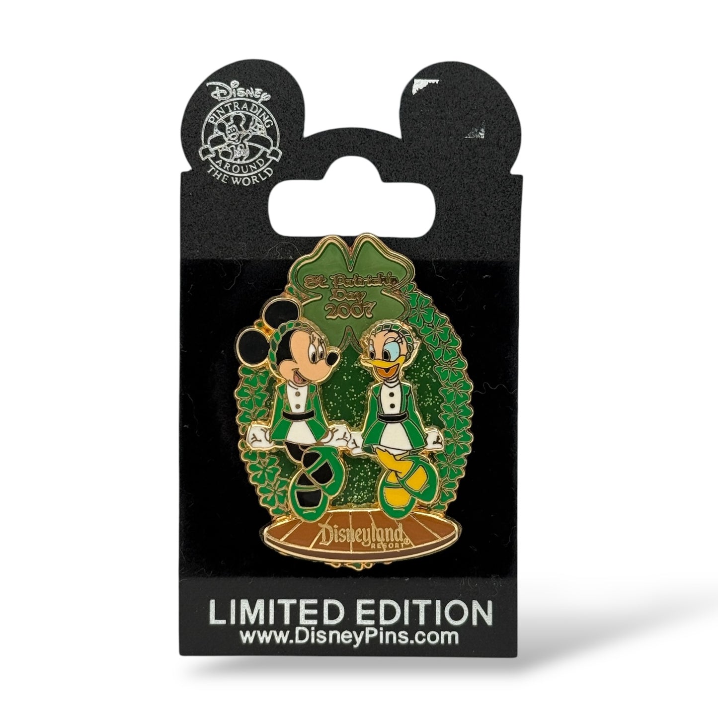 DLR St. Patrick's Day 2007 Minnie & Daisy Dancing Pin
