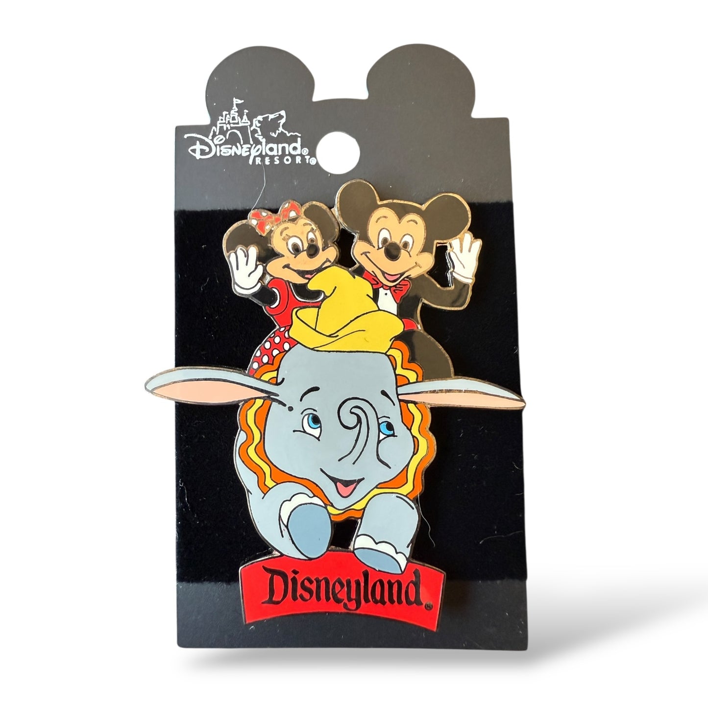 DLR Mickey & Minnie Mouse on Dumbo Ride Pin