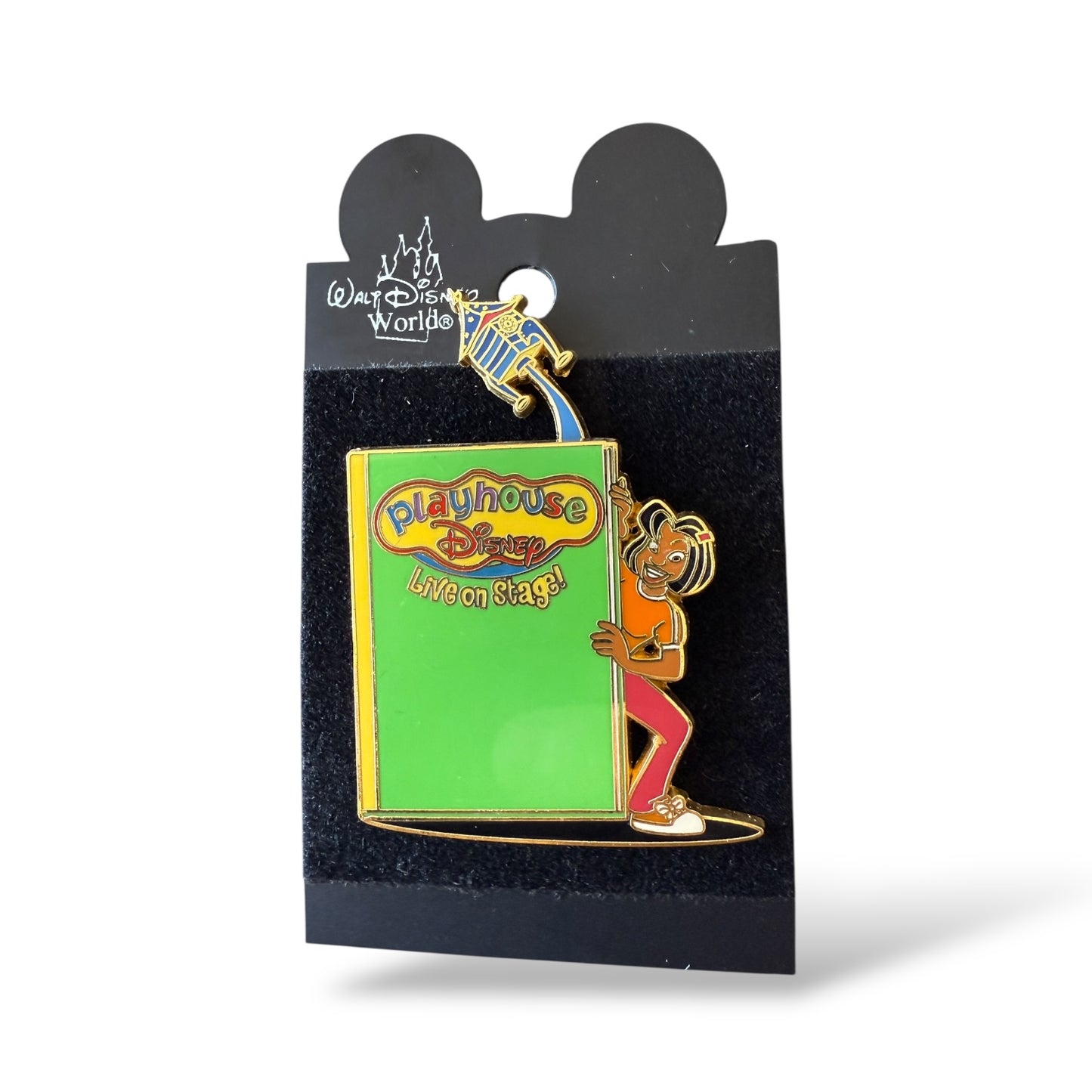 WDW On With the Pin Show 2002 Event Playhouse Disney Slider Pin
