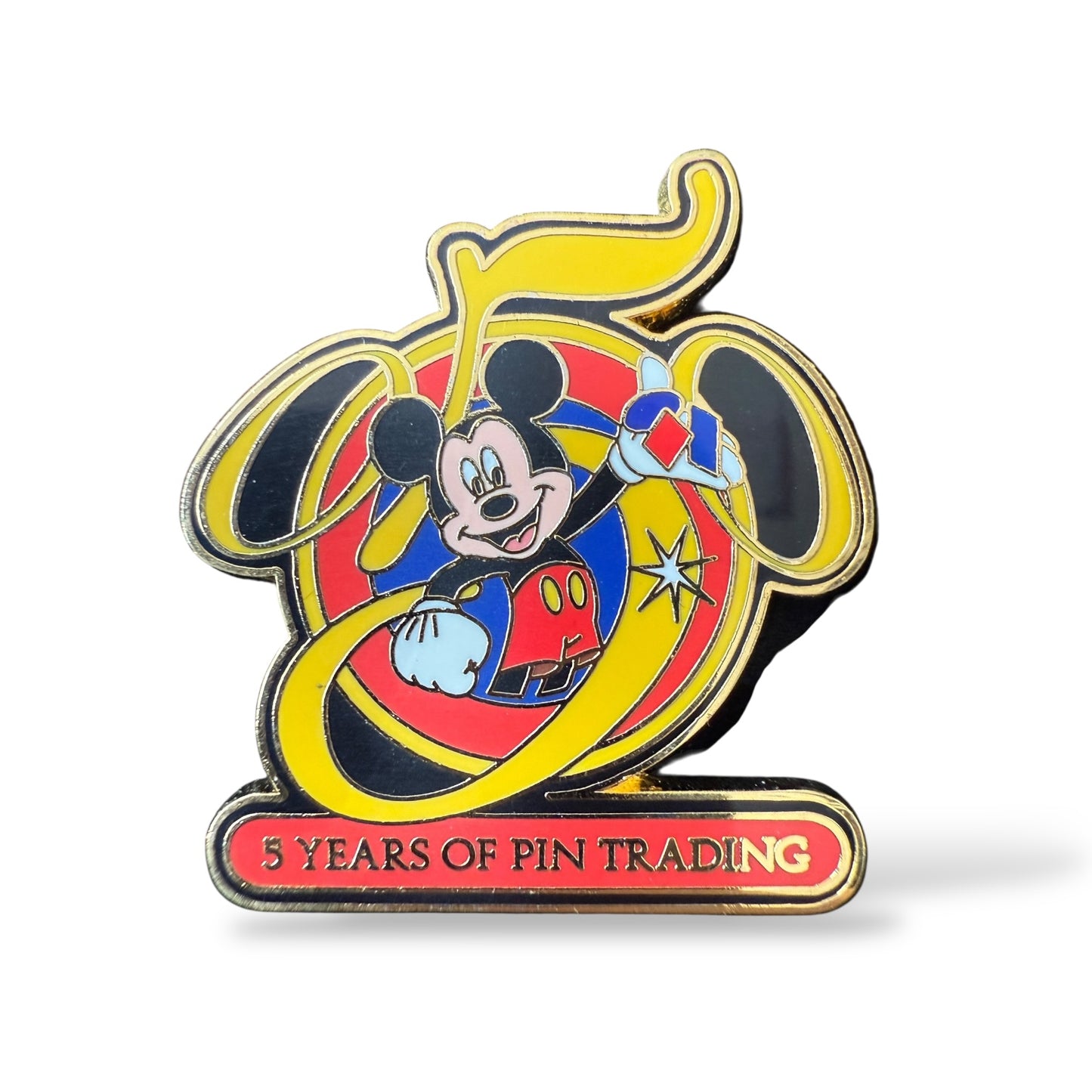 WDW 5 Years of Pin Trading Collection Mickey Mouse Pin