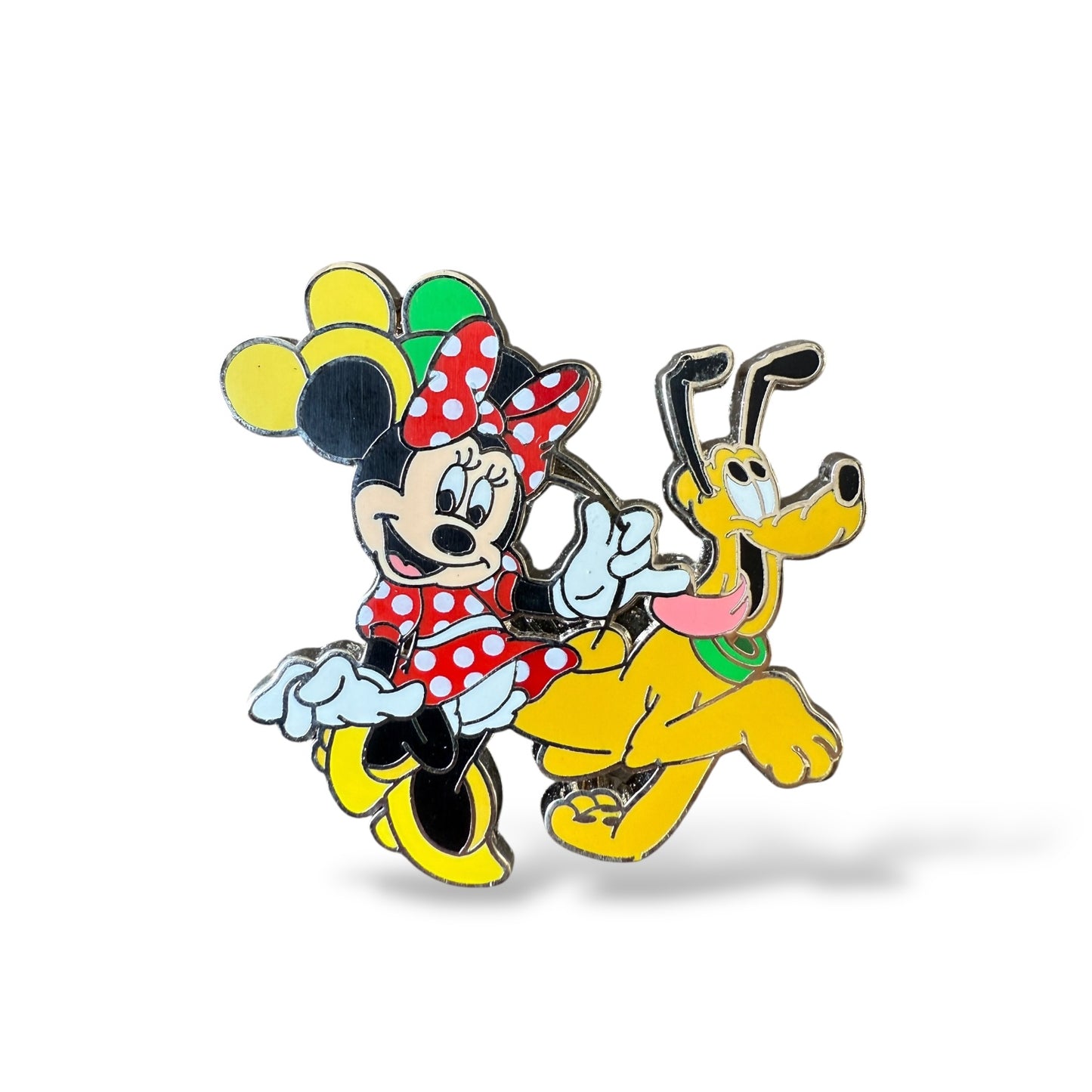 Disney Parks Celebrate Everyday Mystery Minnie and Pluto Balloons Pin