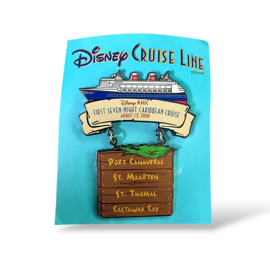 DCL Disney Magic First Seven-Night Caribbean Cruise Jumbo Pin