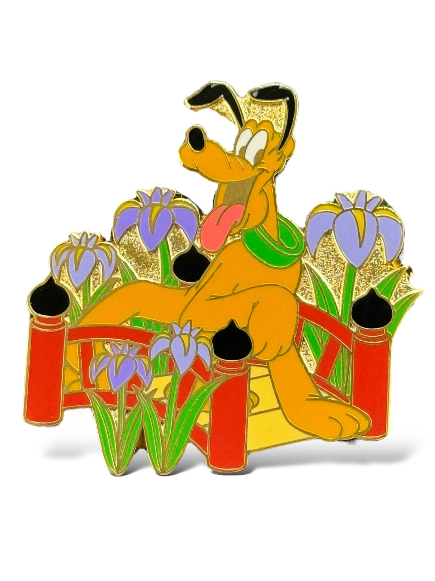JDS Flowers of Japan Pluto Iris Pin