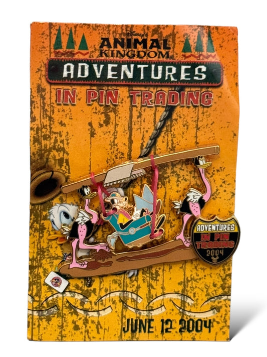 DAK Adventures in Pin Trading Goofy & Ostriches Pin