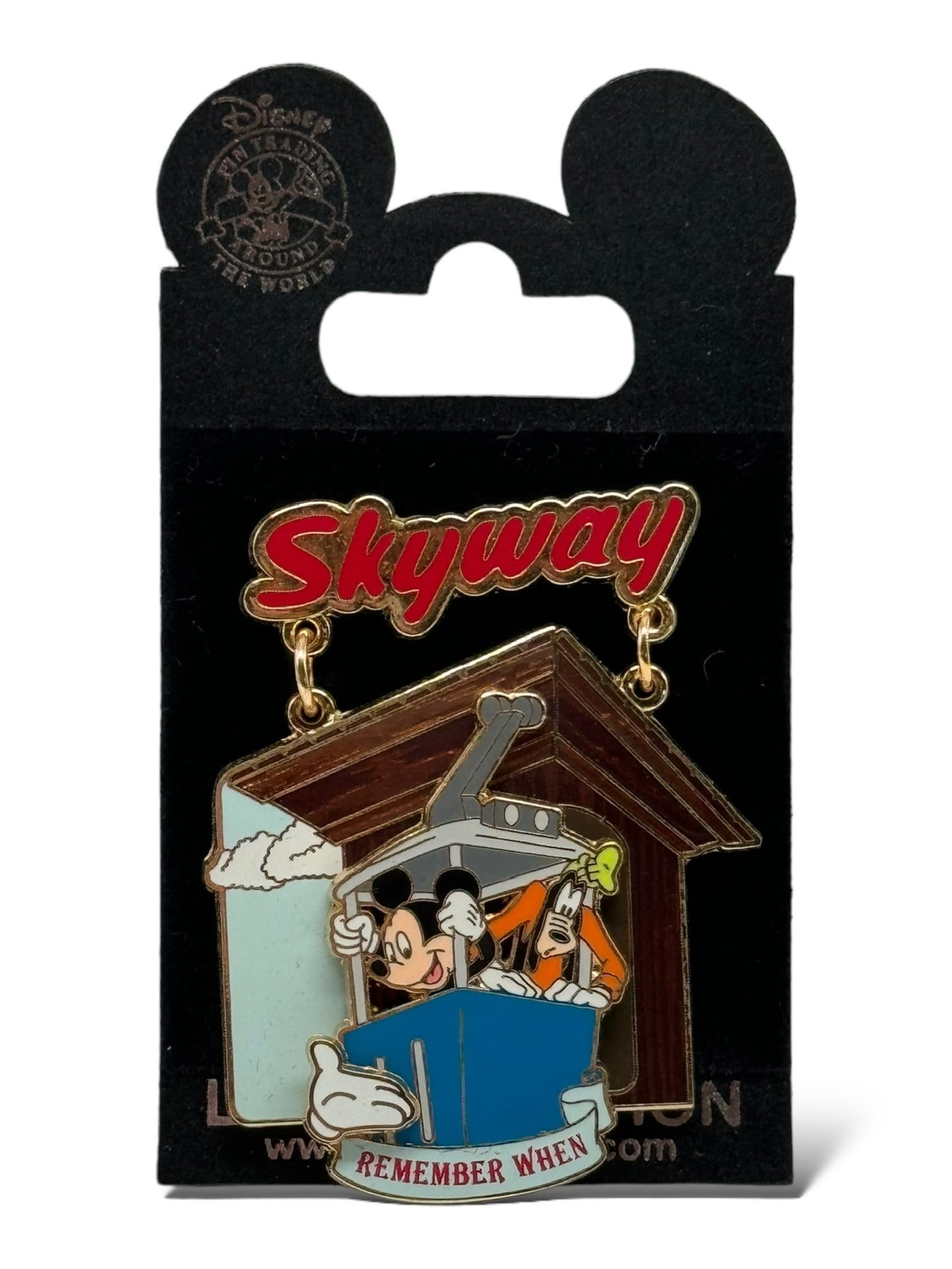 WDW White Glove Remember When Skyway Pin