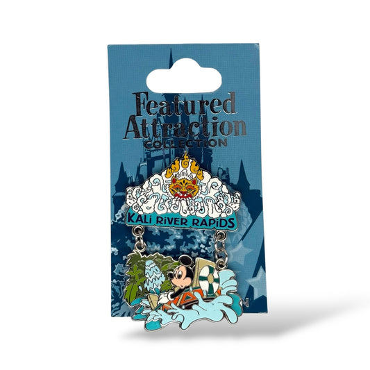 WDW Featured Attraction Collection Kali River Rapids Mickey Pin