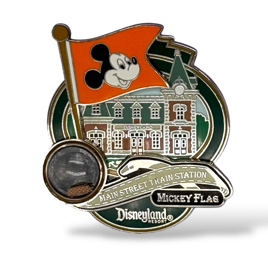 DLR Piece of Disney History Main Street Train Station Pin