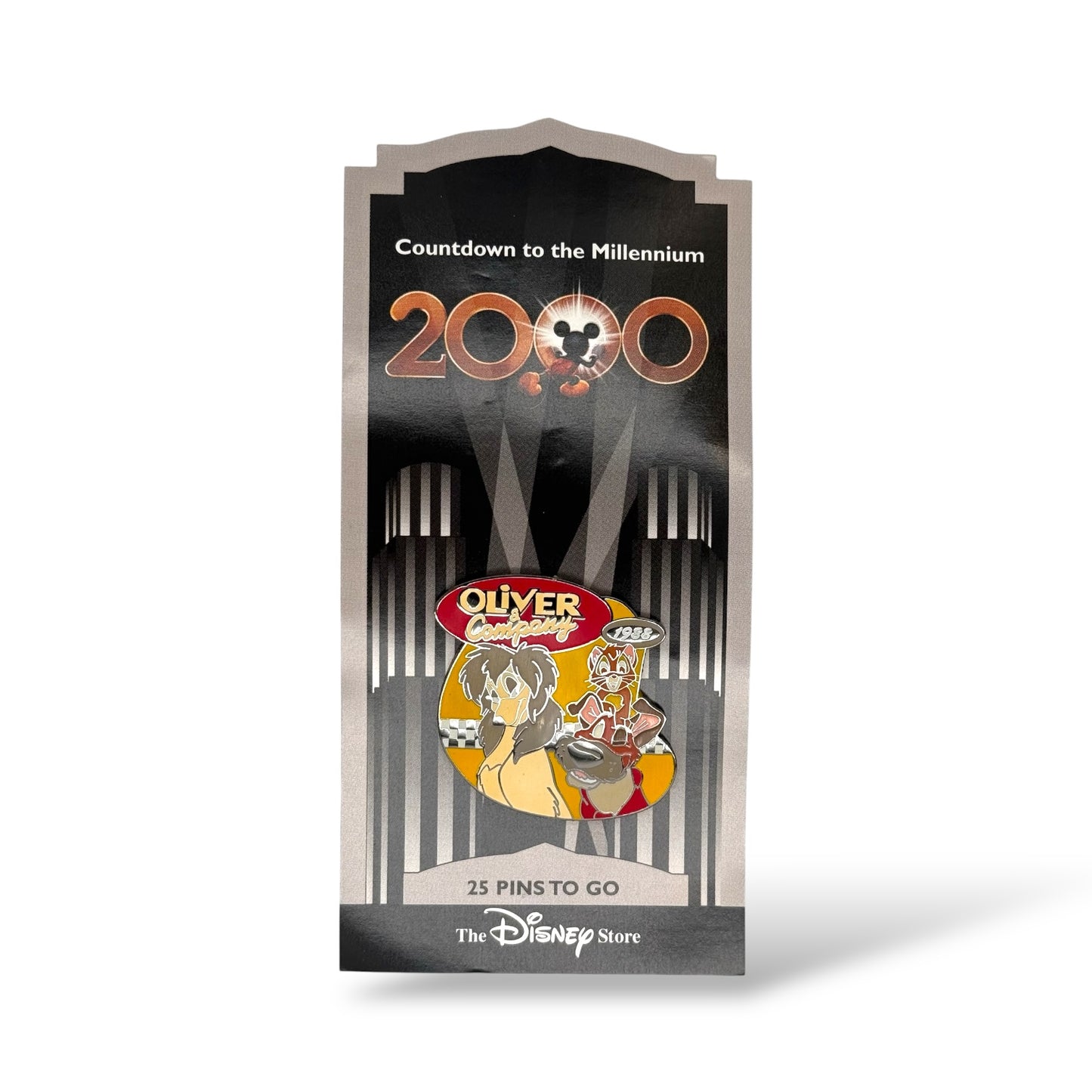 Disney Store Countdown To The Millennium Oliver & Co. Pin
