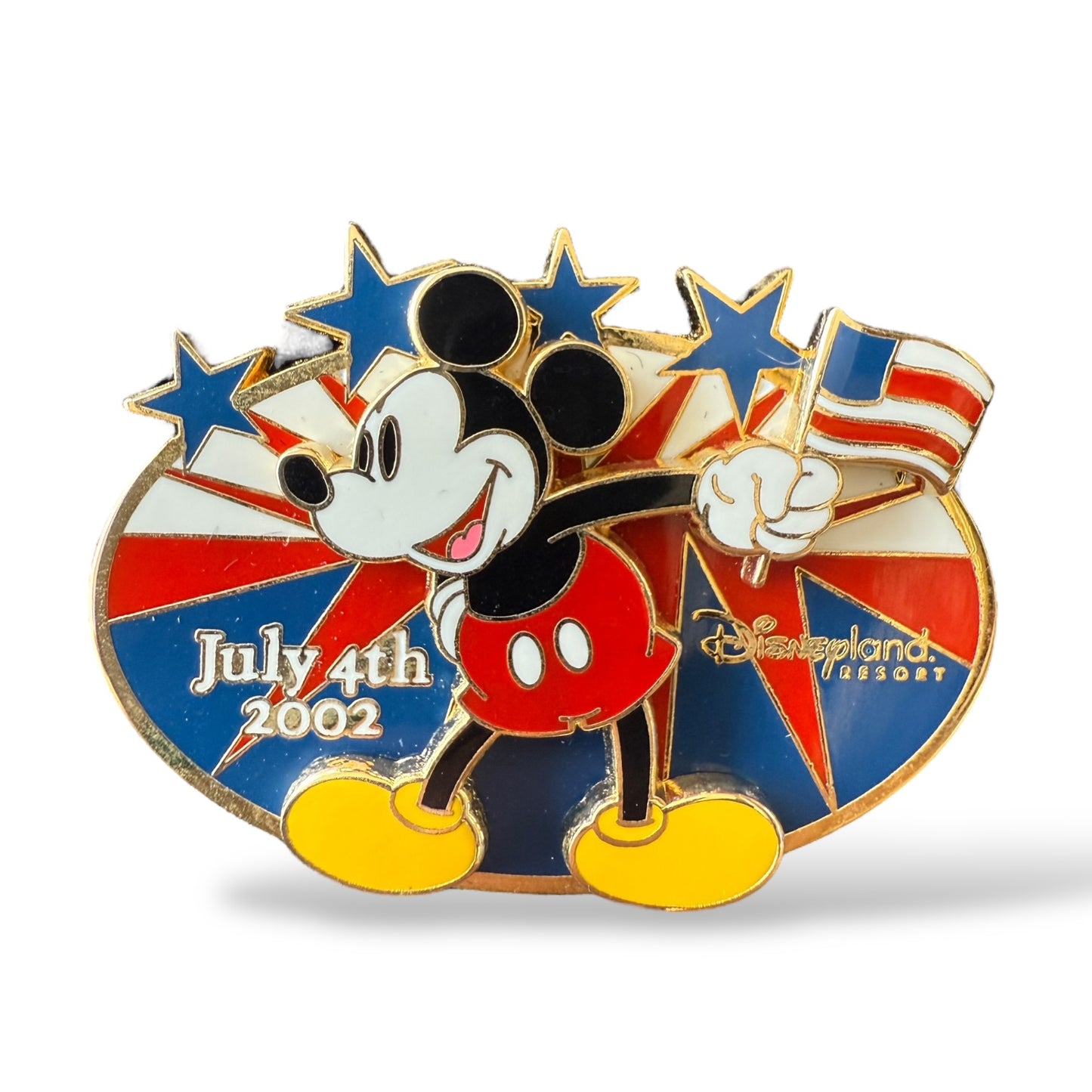 DLR Mickey July 4th 2002 Pin