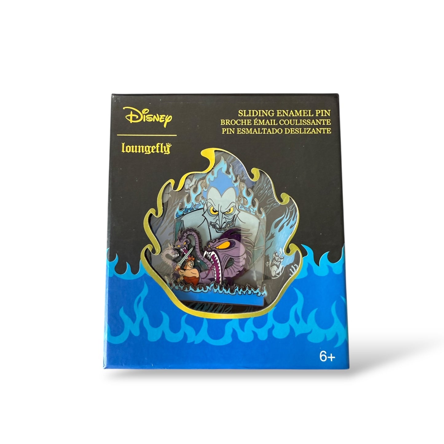 Loungefly Hades, Hercules, and Cerberus Jumbo Pin