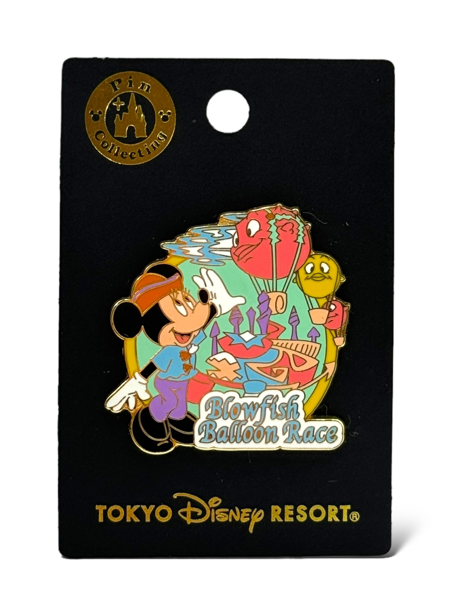 TDR Minnie Blowfish Balloon Race Pin