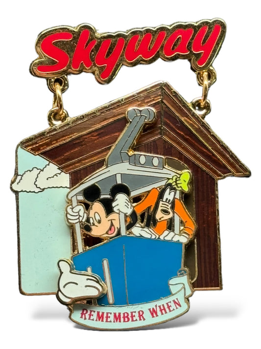 WDW White Glove Remember When Skyway Pin