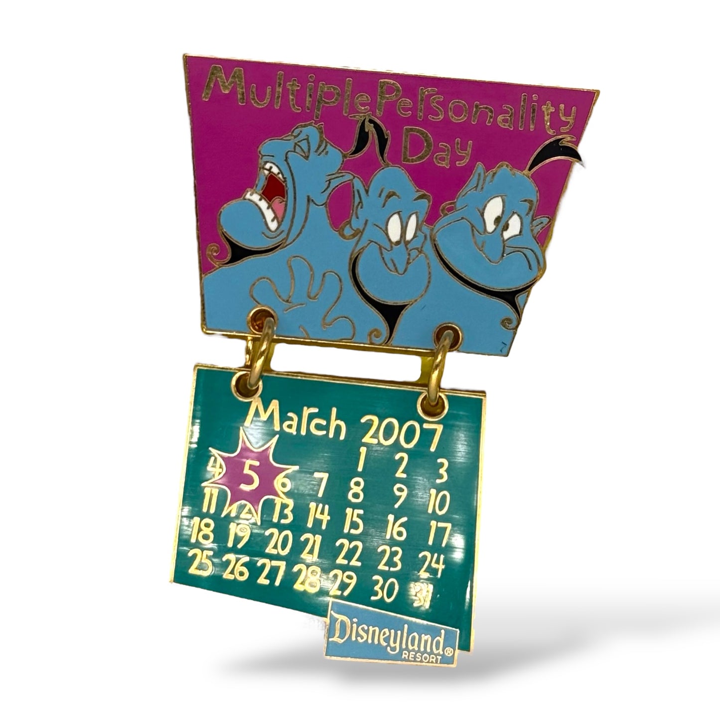 DLR Holidaze Calendar March Genie Pin