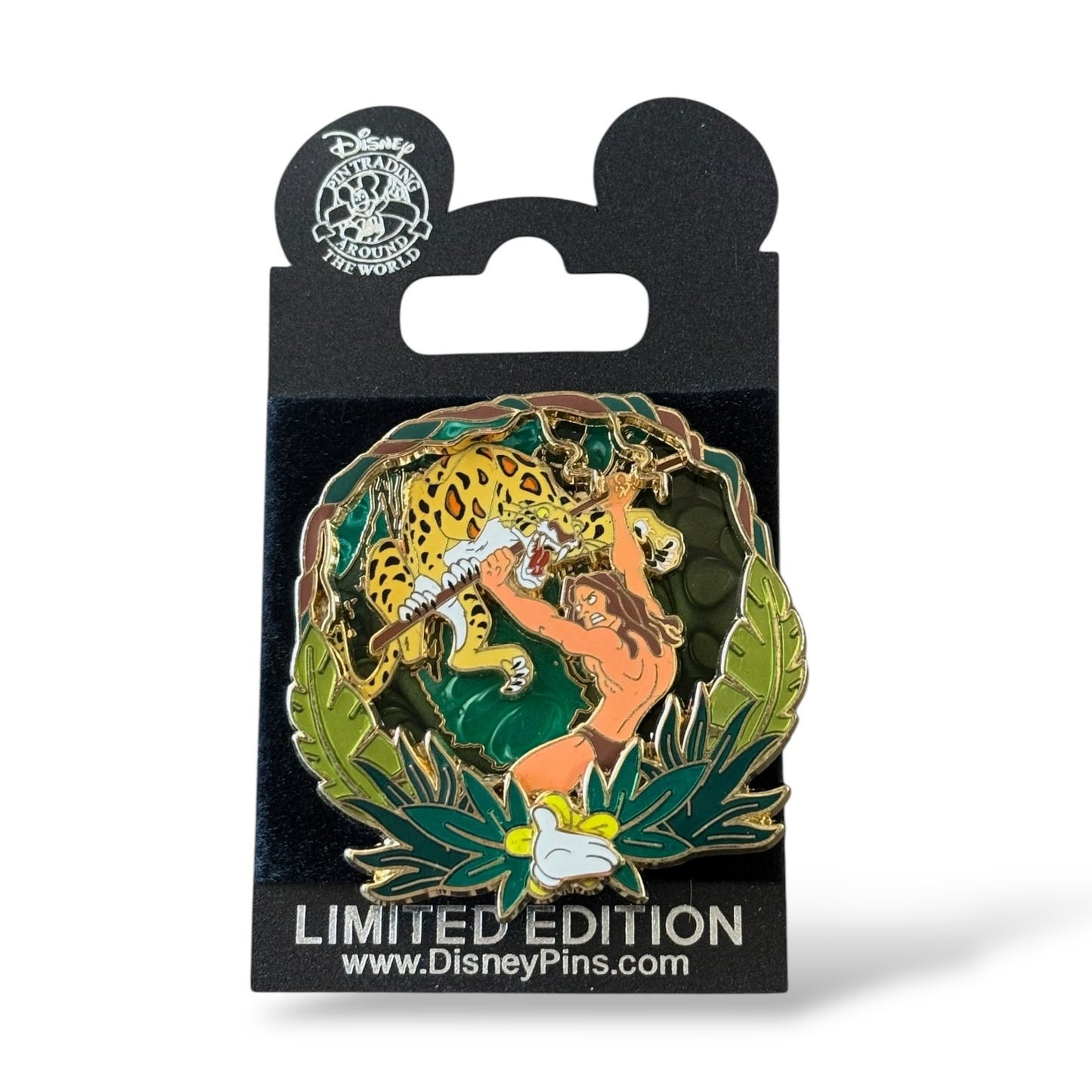 WDW White Glove Tarzan and Sabor Pin