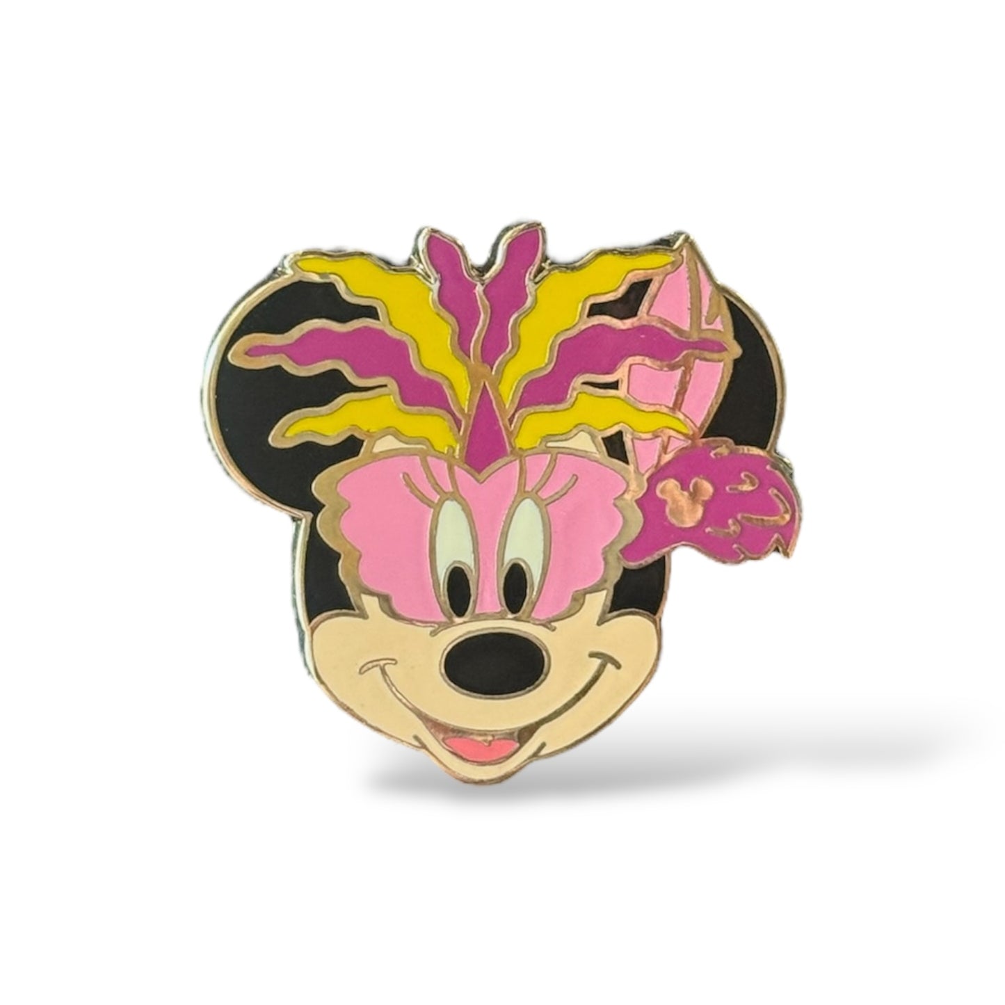 Cast Lanyard Mardi Gras Minnie Hidden Mickey Pin