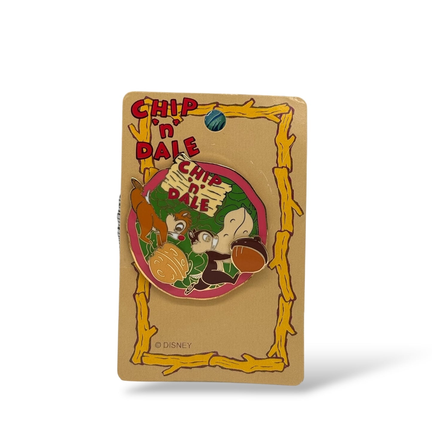 JDS Chip and Dale Nuts Autumn Spinner Pin