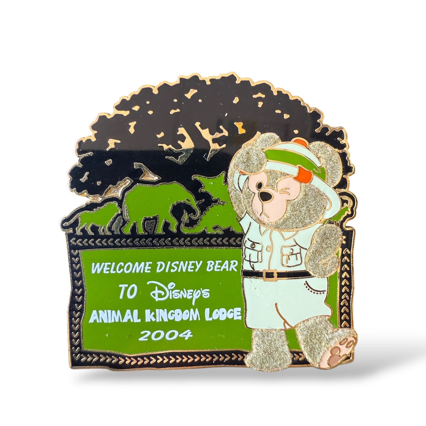 WDW Disney Bear at Animal Kingdom Lodge Pin