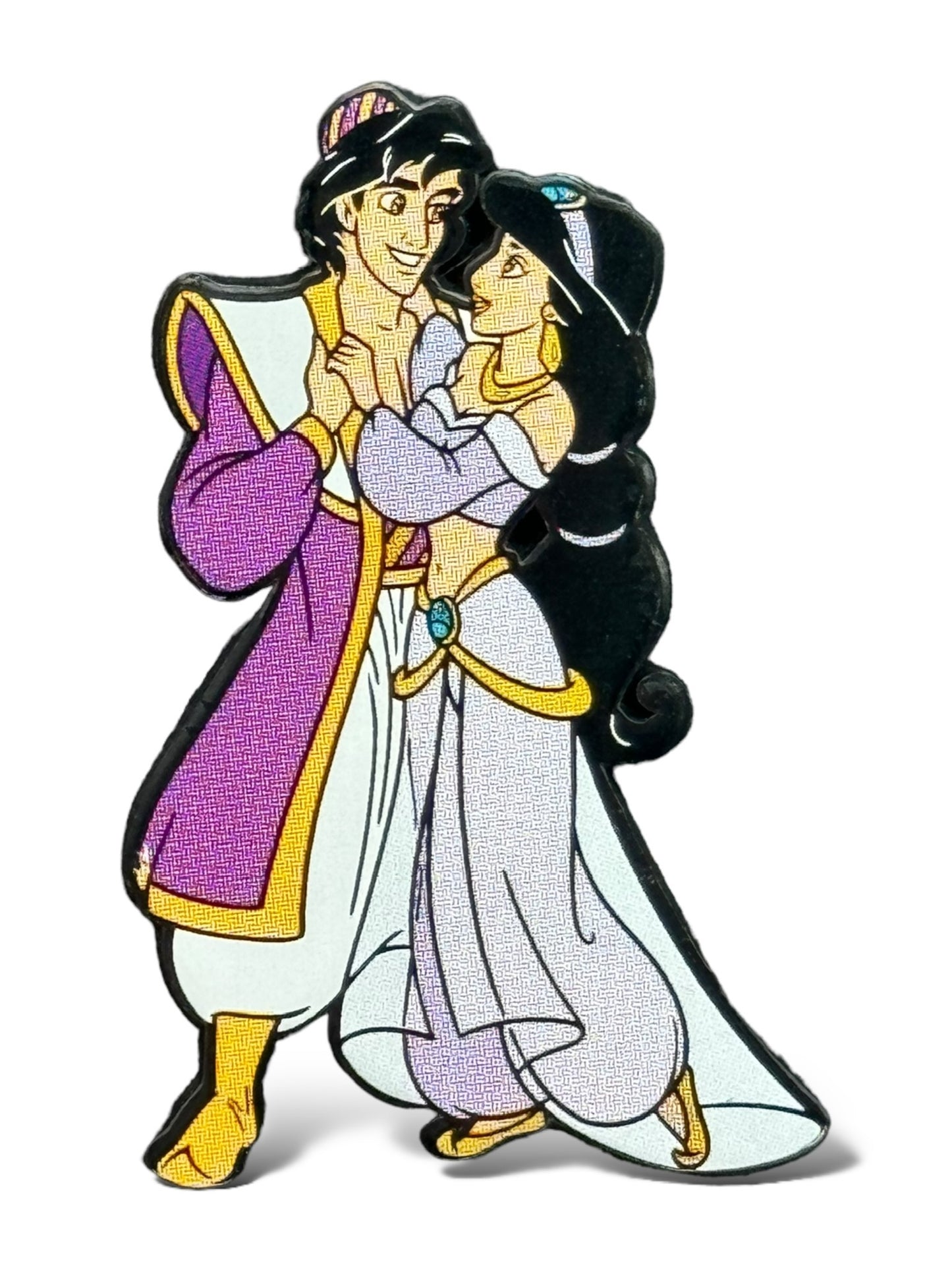 UKDS Plastic Aladdin Jasmine & Aladdin After The Wedding Pin