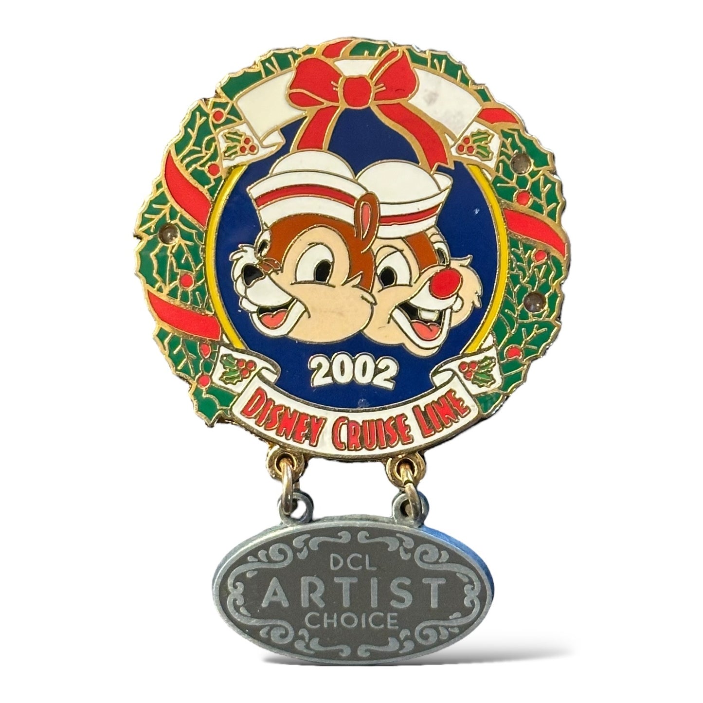 DCL Artist Choice Chip n' Dale Light-Up Dangle Pin