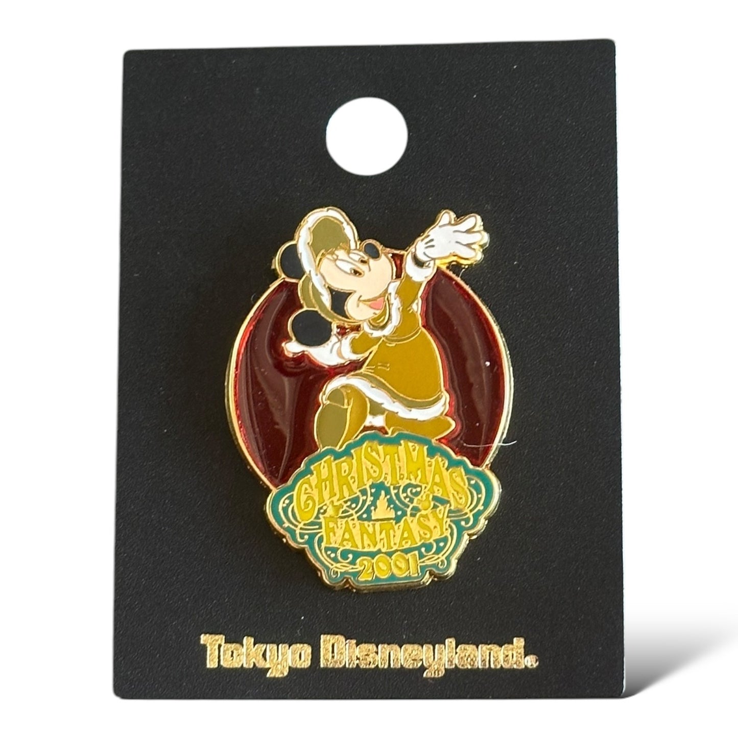 TDR Christmas Fantasy 2001 Minnie Mouse Pin