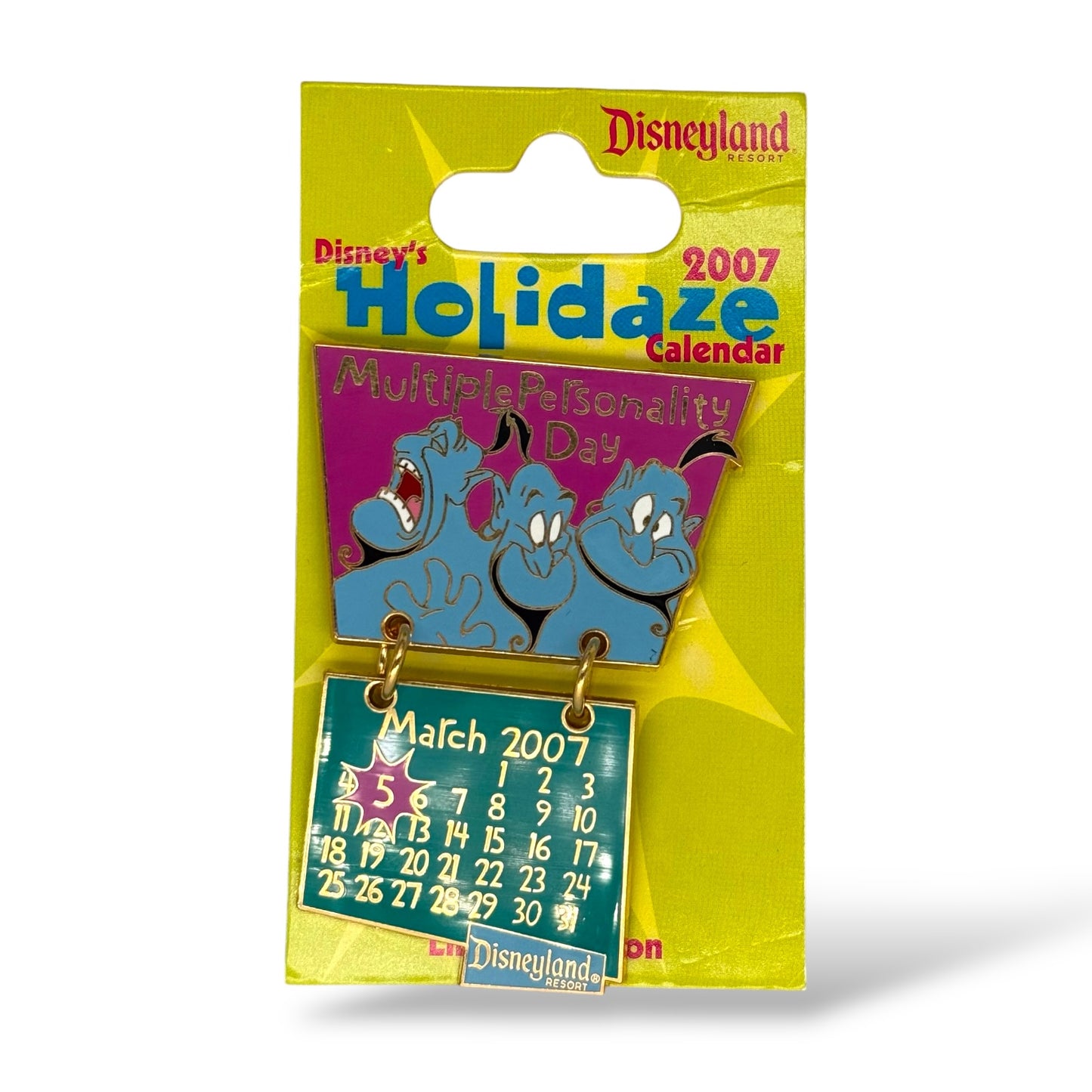 DLR Holidaze Calendar March Genie Pin