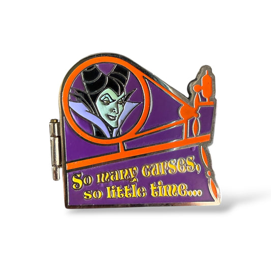 DLR Villains Hinge Sleeping Beauty Maleficent So Many Curses So Little Time Pin