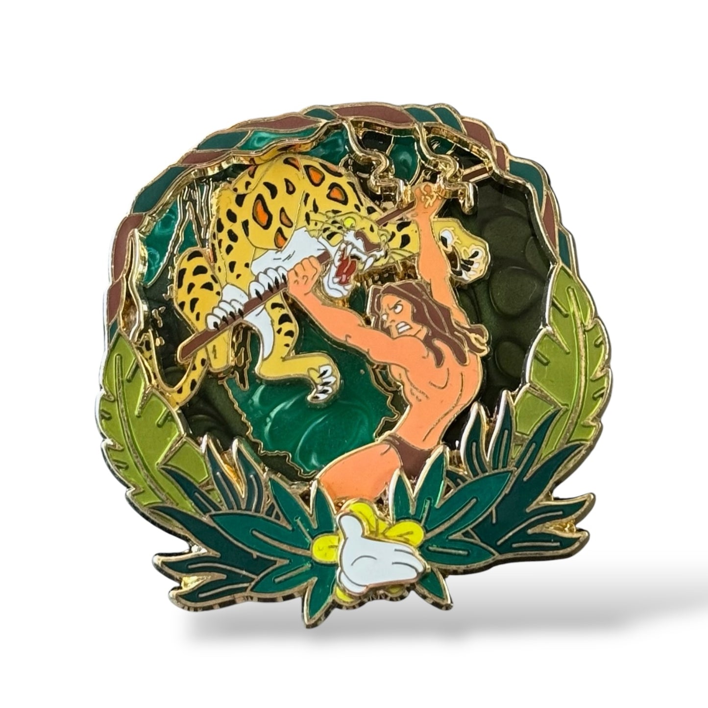 WDW White Glove Tarzan and Sabor Pin