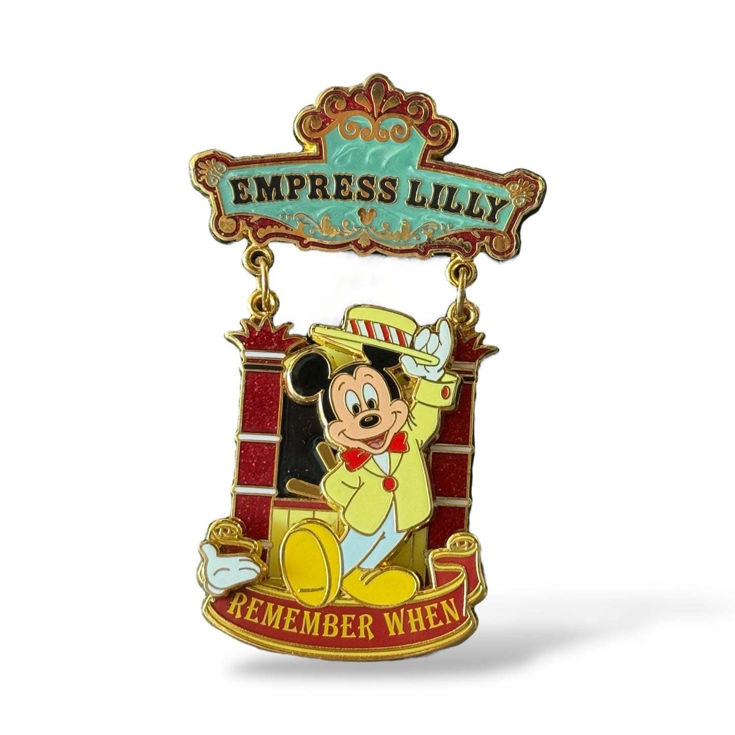 WDW White Glove Remember When Mickey at Empress Lilly Pin