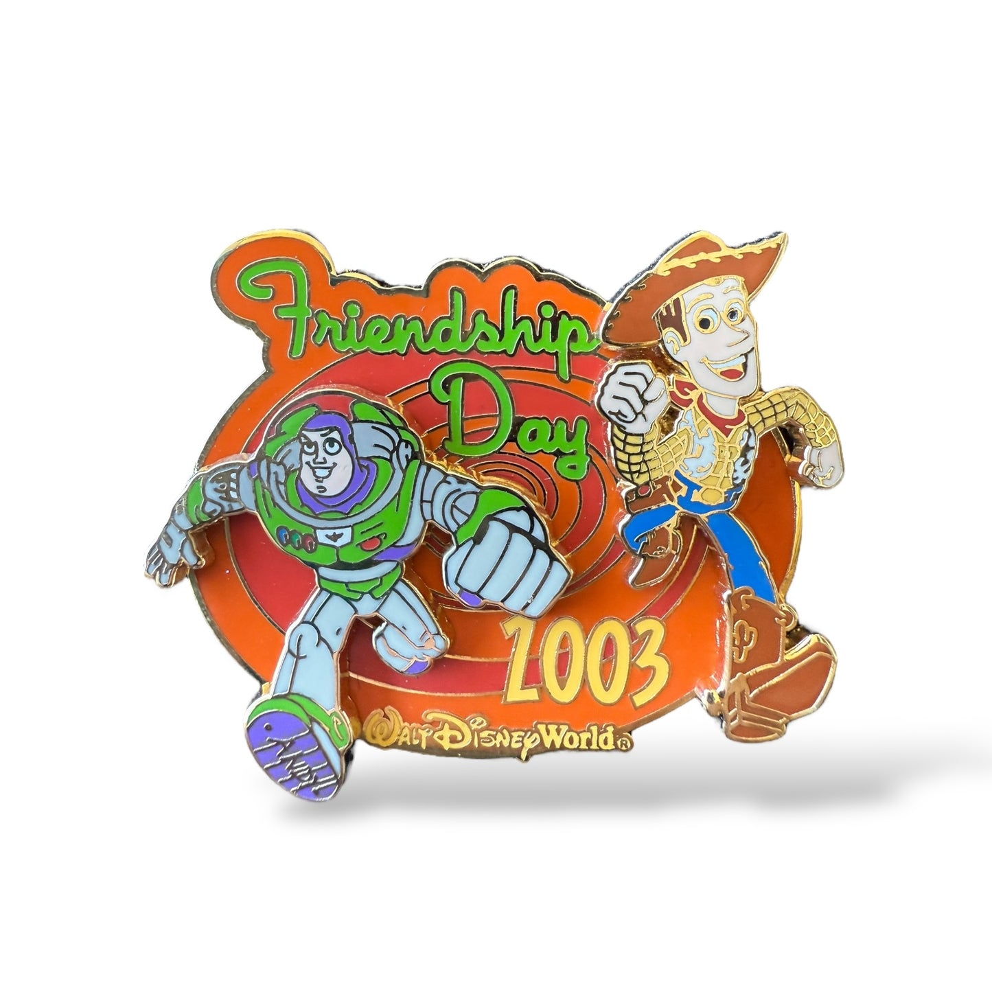 WDW Friendship Day 2003 Buzz Lightyear and Woody Pin