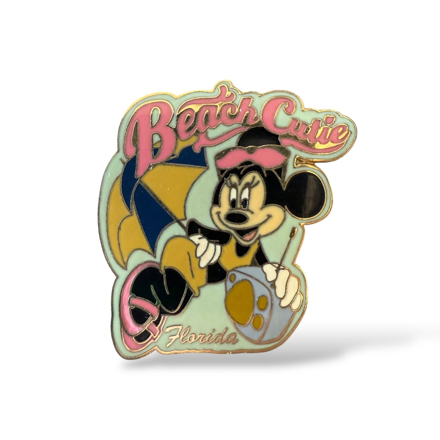 Jerry Leigh Florida Series Beach Cutie Minnie Mouse Pin