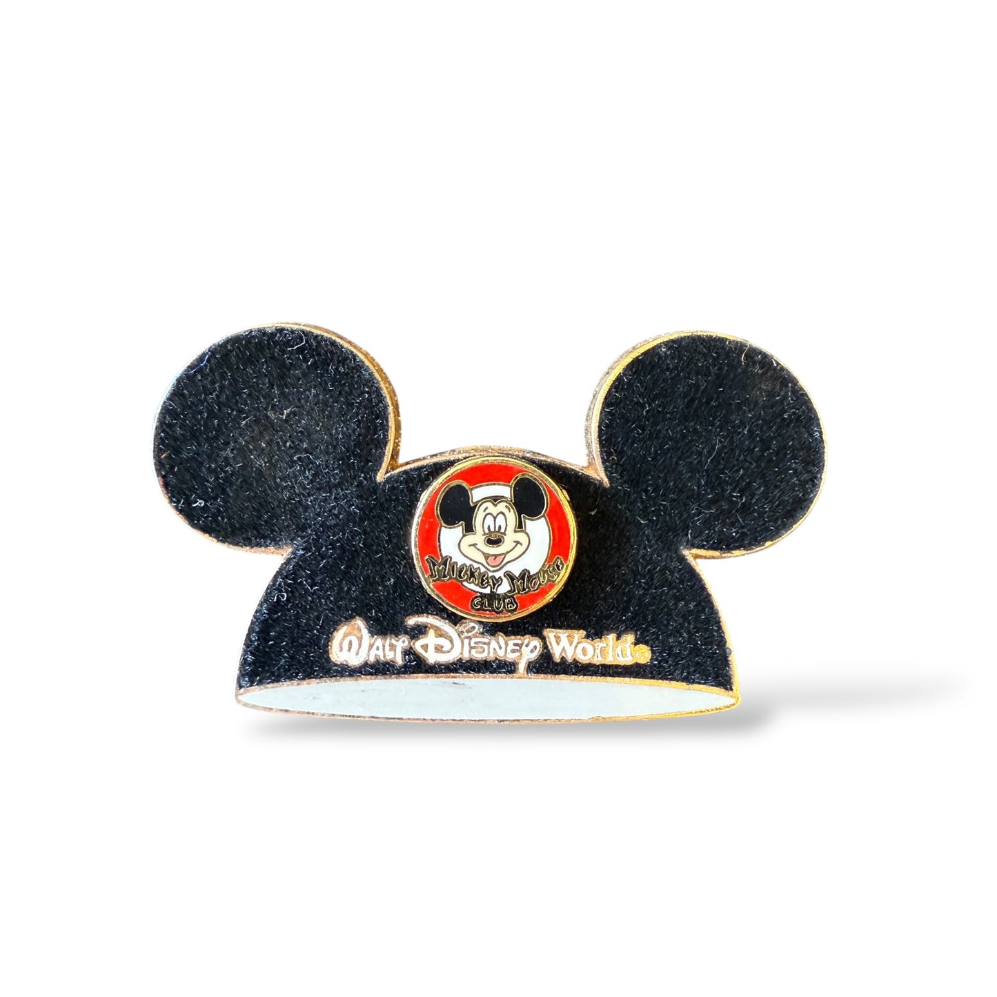 WDW Mickey Mouse Club Hat Flocked Pin